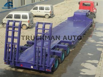 3 линия 6 кровать трейлера тележки цапф низкая, низкий грузовик кровати нагружая 100 тонн