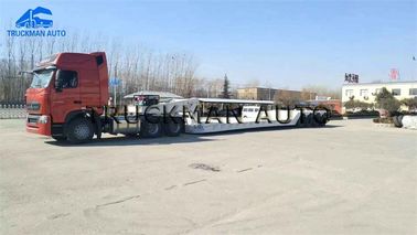 120 низкого тонн трейлера контейнера кровати, грузовика Ловбед с гидравлической лестницей