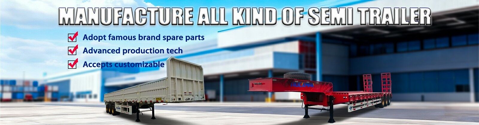 низкий кровати трейлер Semi