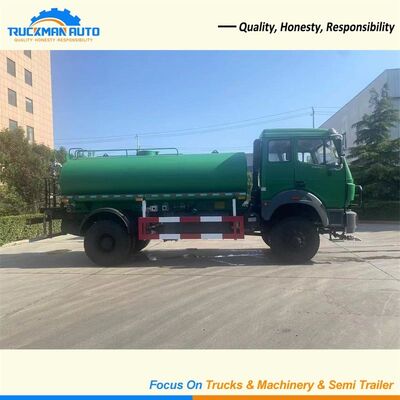Durable 4x2 8000Liters BEIBEN 1629 Water Sprinkler Truck For Kenya