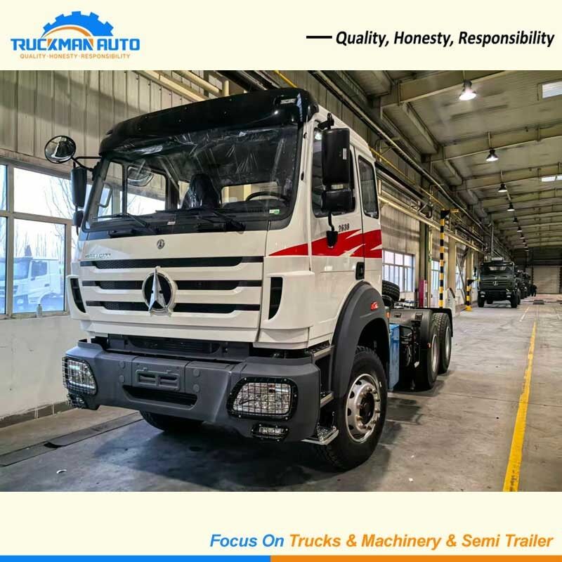 Совсем новый BEIBEN 2638 6X4 380HP тракторный грузовик для Камеруна